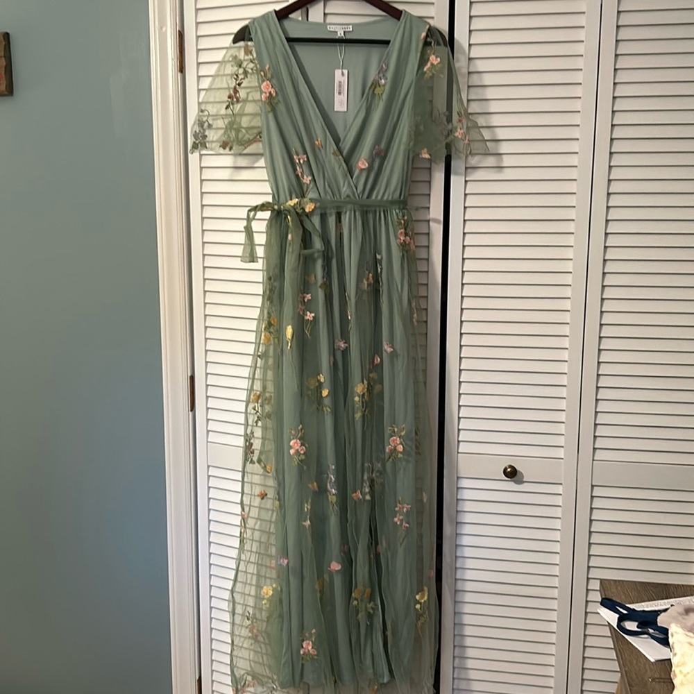 NWT Baltic Born green floral dress